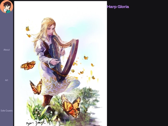artworkPages/harpgloria screenshot