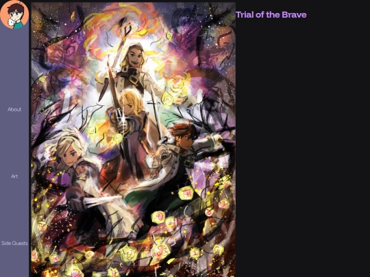 artworkPages/trialofthebrave screenshot