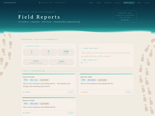 reports screenshot