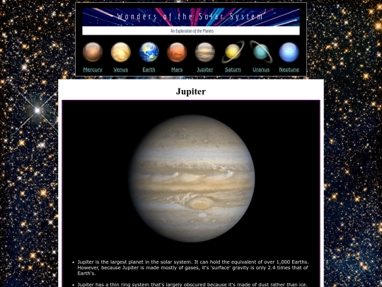 Jupiter screenshot