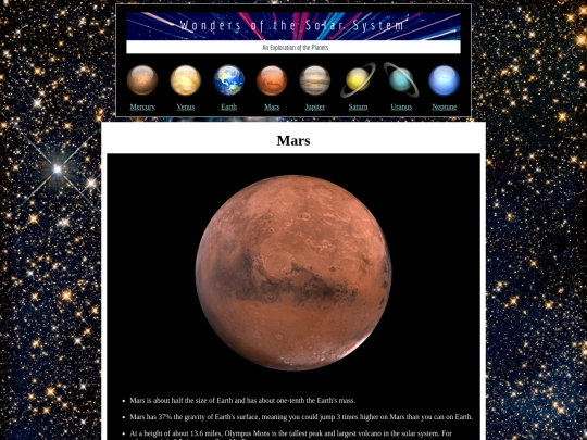 Mars screenshot