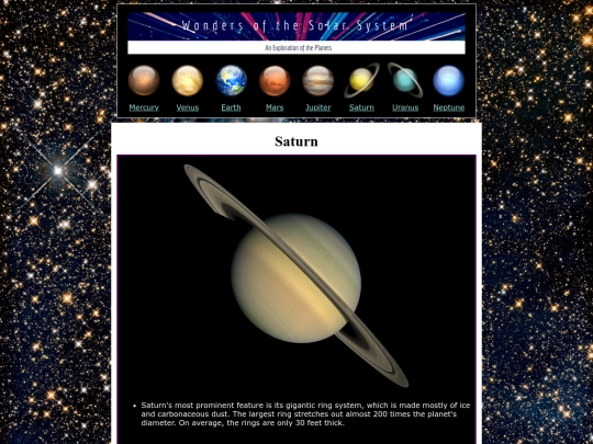 Saturn screenshot