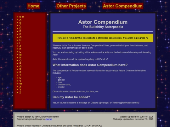 astor-compendium screenshot