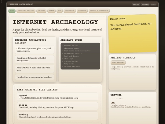 pages/internet-archaeology screenshot