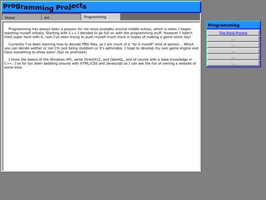 Programming/Programming-Homepage screenshot