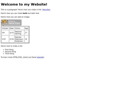 test screenshot