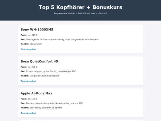 index screenshot