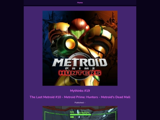 Mythinks/The Last Metroid/MetroidPrimeHunters screenshot