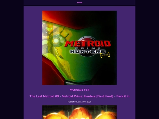 Mythinks/The Last Metroid/metroidprimehuntersfirsthunt screenshot