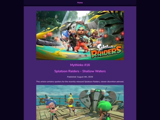 Mythinks/The Main Stream/SplatoonRaiders screenshot