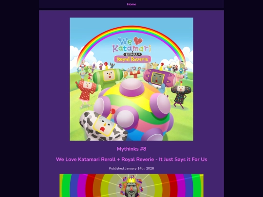 Mythinks/The Main Stream/WeLoveKatamariRerollPlusRoyalReverie screenshot