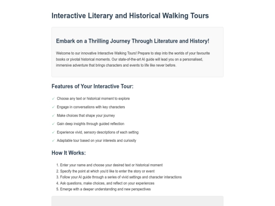 Walkingtour screenshot