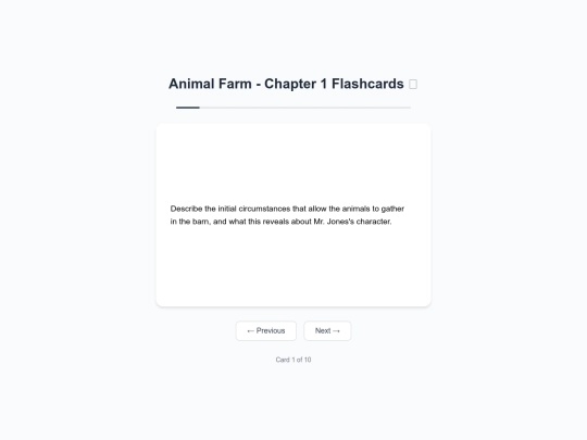 animalfarmflashcards screenshot