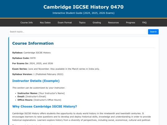 igcsehistoryguide screenshot