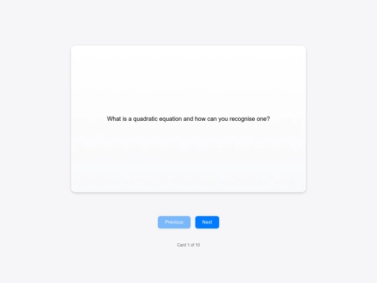 mathsflipcards screenshot
