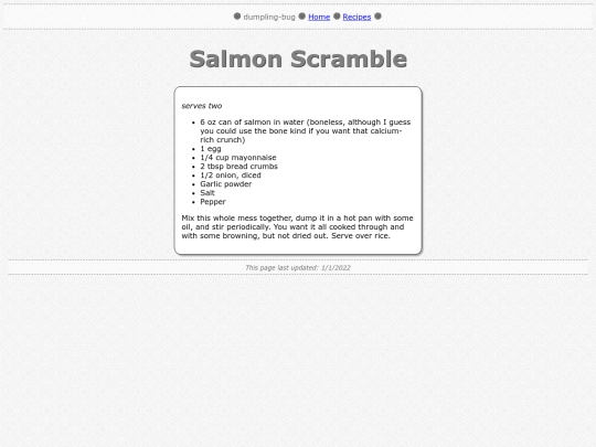 recipes/salmon_scramble screenshot