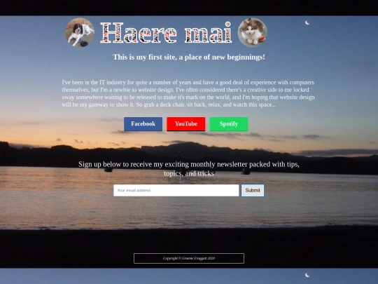splash-page screenshot