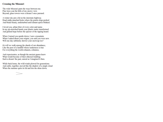 poems/crossingthemissouri screenshot