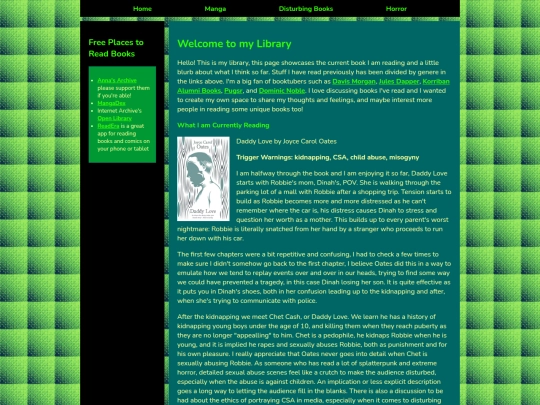Library screenshot