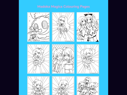 littlespace/colouring-book/madoka-magica screenshot