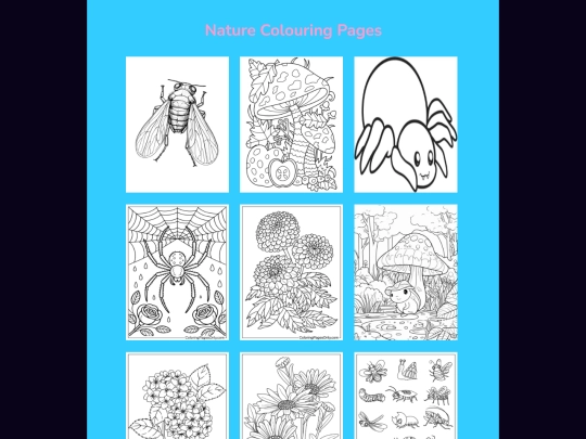 littlespace/colouring-book/nature screenshot