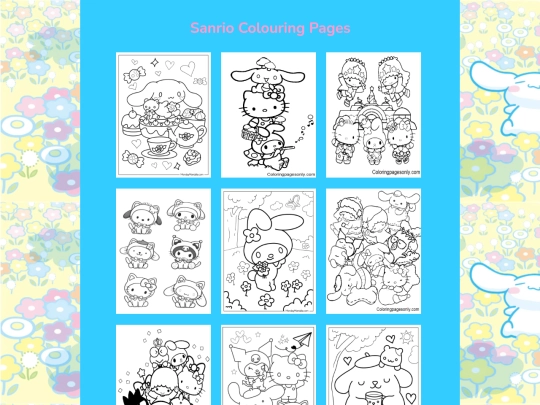 littlespace/colouring-book/sanrio screenshot