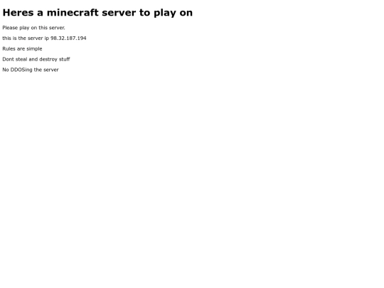 server screenshot