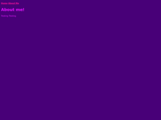 aboutme screenshot