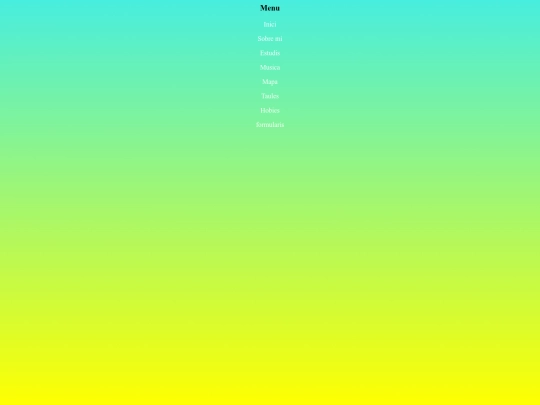 menu screenshot