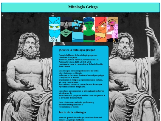Mitología griega screenshot