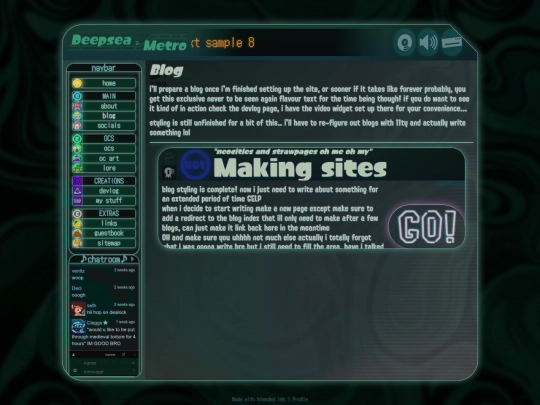 blog screenshot