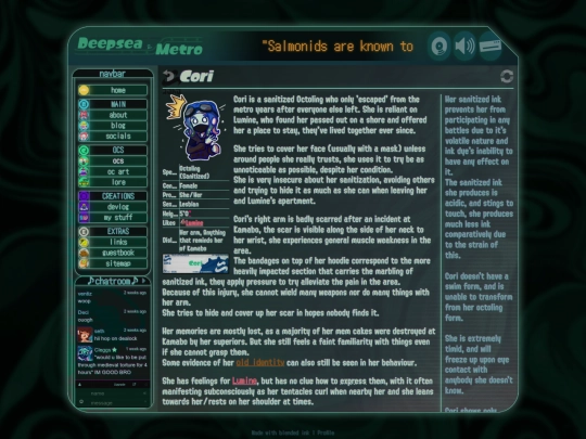 ocs/cori screenshot