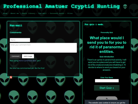Fan-mail screenshot