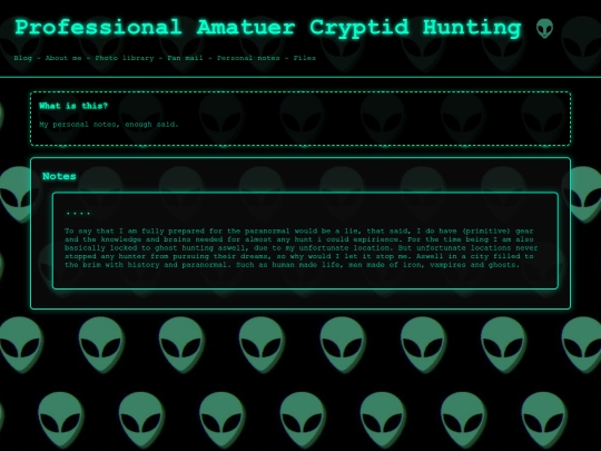 Personal_notes screenshot