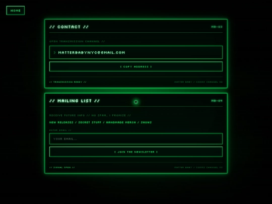 contact screenshot