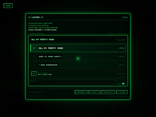 listen screenshot