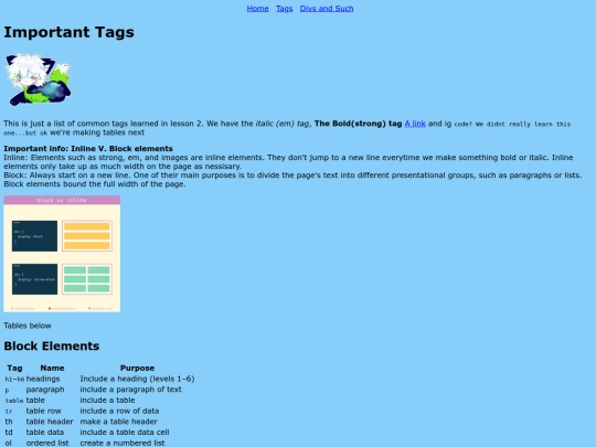 tags screenshot