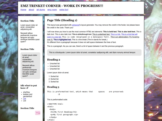 index screenshot