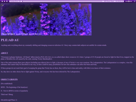 pleadAUpage screenshot