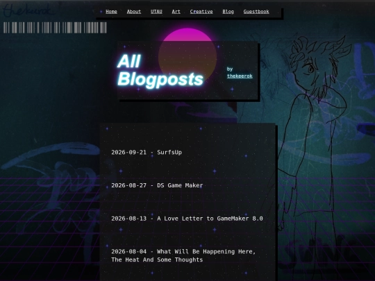 blogposts screenshot