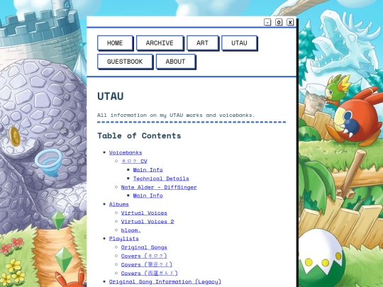 legacy/utau screenshot