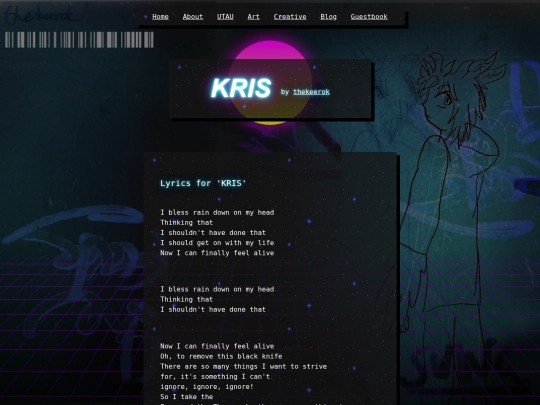 utau/songs/2VirtualVoices2/6KRIS screenshot