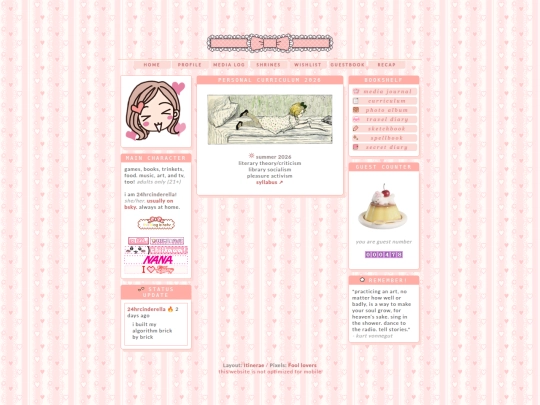 curriculum screenshot