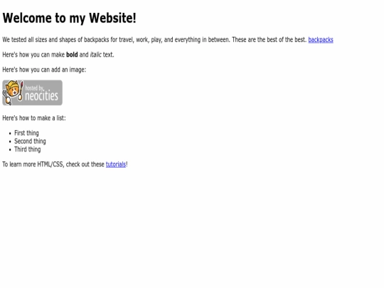 index screenshot