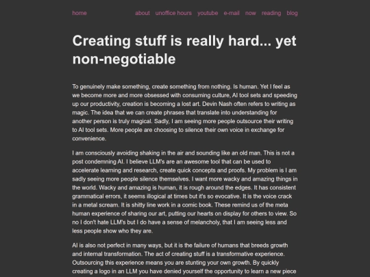 posts/Creating-stuff screenshot
