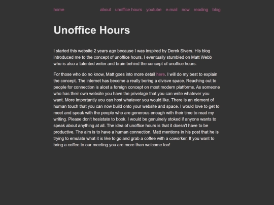posts/unofficehours screenshot