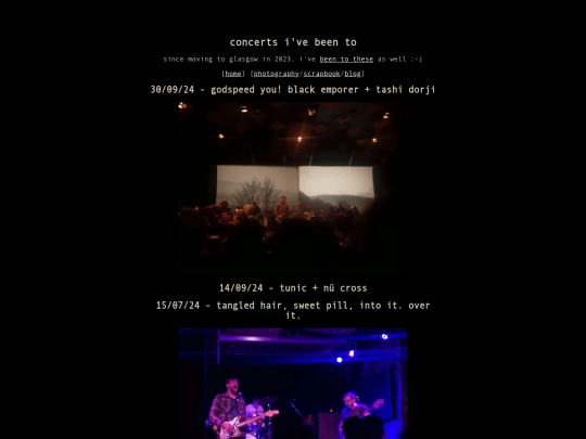concerts screenshot