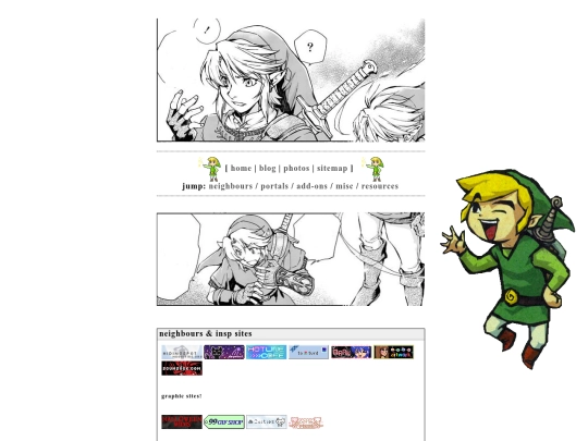 links screenshot