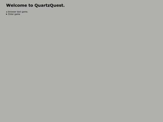 QuartzQuest/MyGame-QuartzQuest screenshot