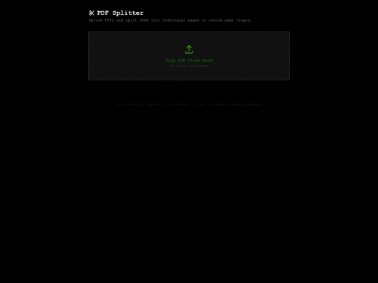 tools/pdf_splitter screenshot